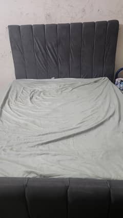 Double bed with mattress