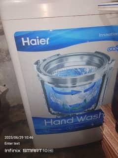 Haier automatic washing and dryer machine 1 year use only koi foult nh