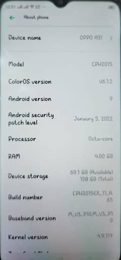 oppo a31 4/128 gb