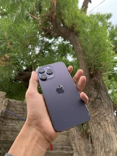 14 pro max jv for sell hyd sindh colur deep purple