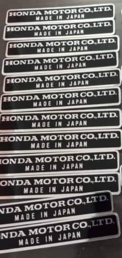 Honda Made in Japan Sticker Original Hai One Piece