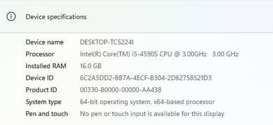 pc i5 4th generation 16gb ram  2gb graphic card