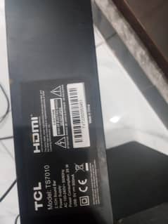 tcl soundbar  with wireless woofer   0372111302