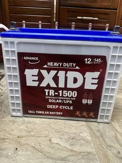 Exide TR-1500 Solar Battery - 4 batteries