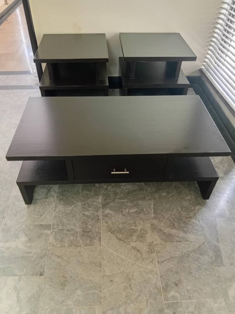 1x sofa table and 2x sofa side tables 1