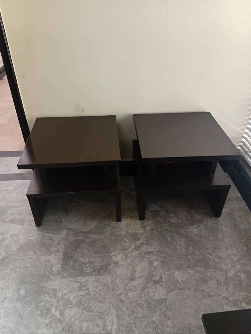 1x sofa table and 2x sofa side tables 3