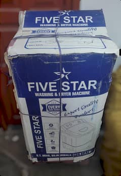 FIVE STAR Washing Machine Full size copper winding