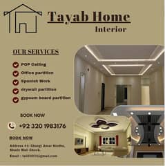 Ceiling/Ceiling/Gypsum Ceiling/POP Ceiling/Office Ceiling 2 by 2