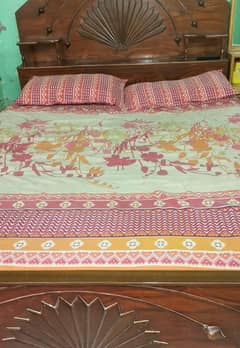 Double Bed for Sale without Mattress.