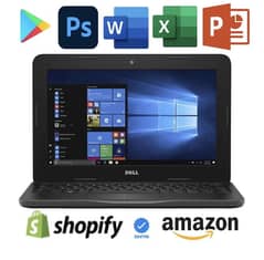 Dell Chromebook 3180 (4gb /16+16 ) play-store supported Chromebook