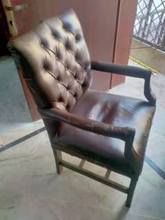 solid wood chair