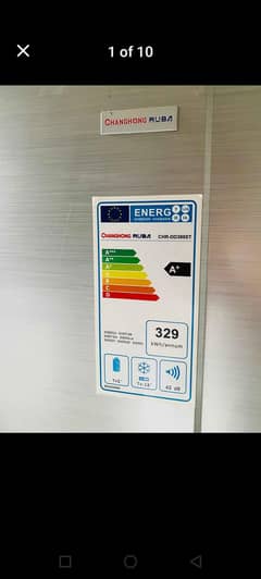 changhong ruba fridge 14 qbic fit silver color