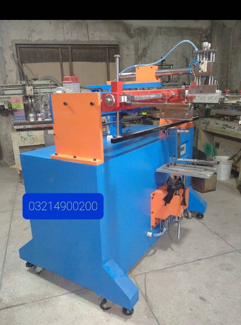 Multi Screen System, Round Screen printing machine, New  03214900200 3