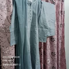 Embroidered stitched three piece suit ( only 1 time used)