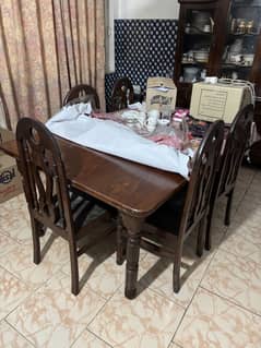 6 Seater Solid Wood Dining Table