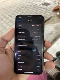 iPhone  11 pro non pta  64 gb watar pack 10 by  10