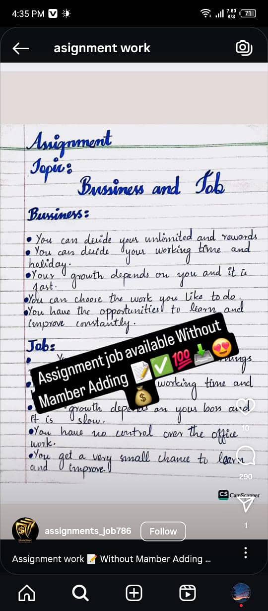 Handwriting Assignment Content Writing And Data Entry Work 0