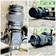 Nikon D5100 Body with 4 lens with 2stand