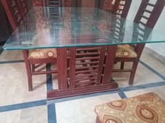 dining table with chairs