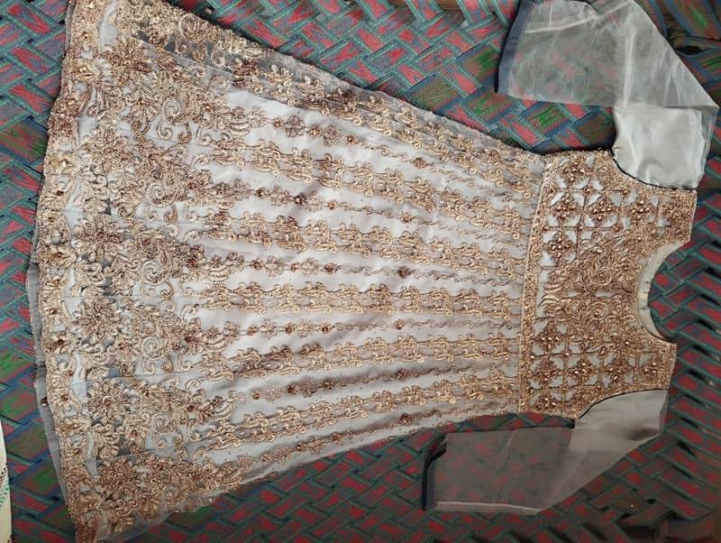 net frok with trouser and dupatta (all of them are stitched ) 0