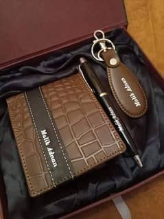 Customized Wallet + Keychain Set With Name