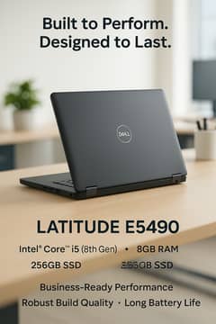 Latitude E5490 – Performance, Portability, and Reliability in One Comp