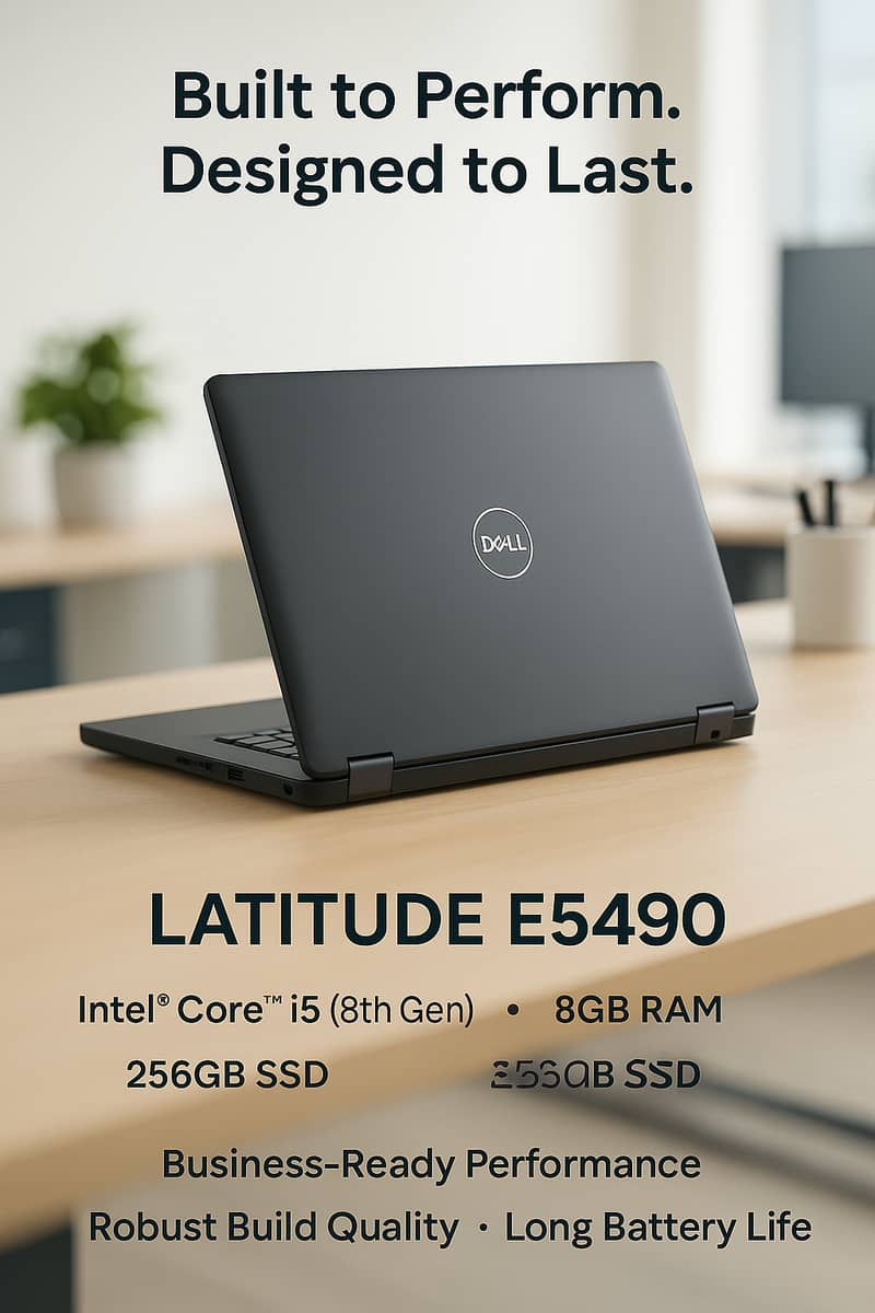 Latitude E5490 – Performance, Portability, and Reliability in One Comp 0