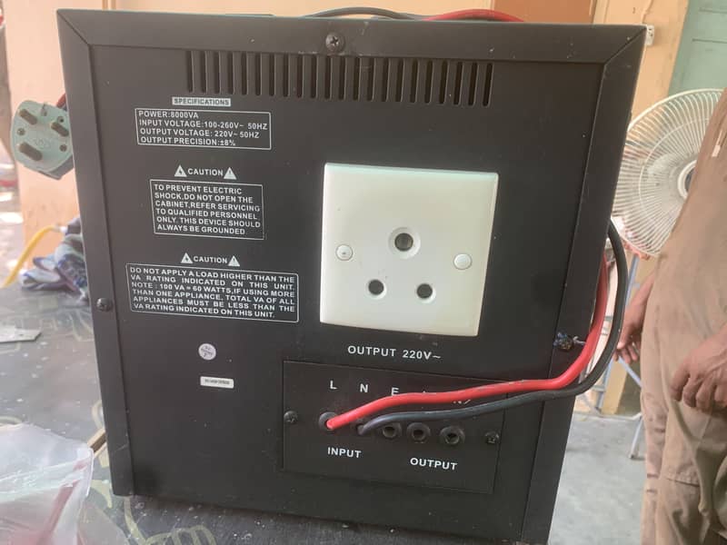 Titan AVR Automatic Voltage Regulator 8000 VA Step up Stablizer 1