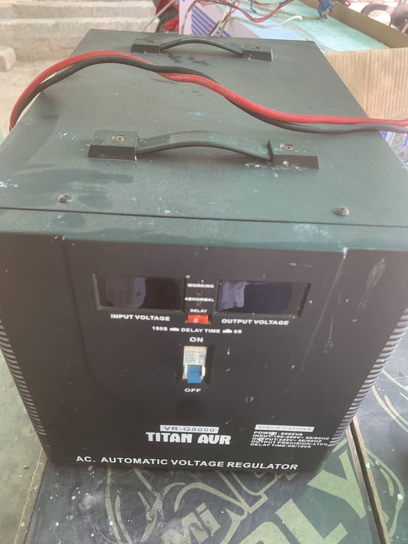 Titan AVR Automatic Voltage Regulator 8000 VA Step up Stablizer 5