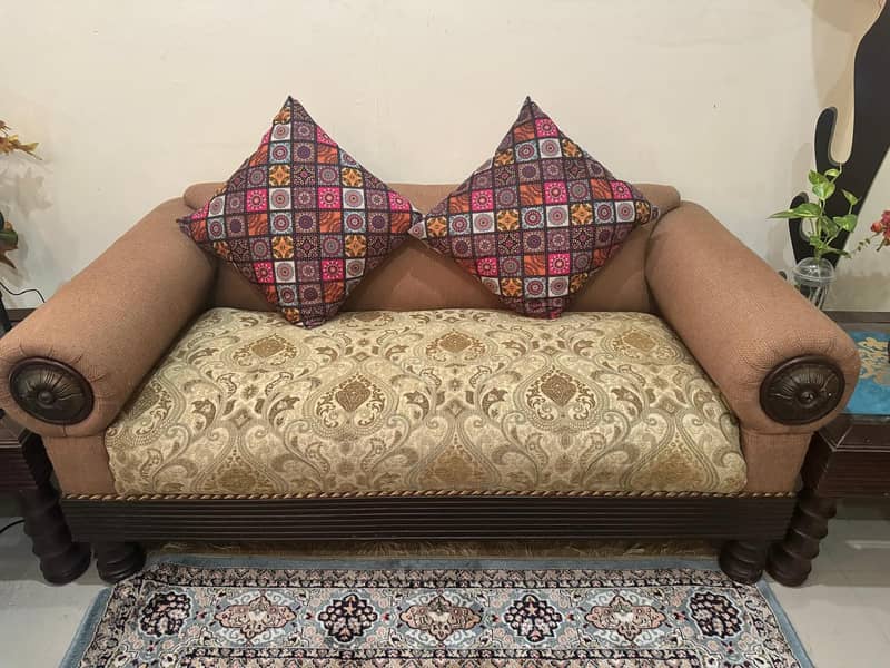 7 seater Sofa set with table set 2