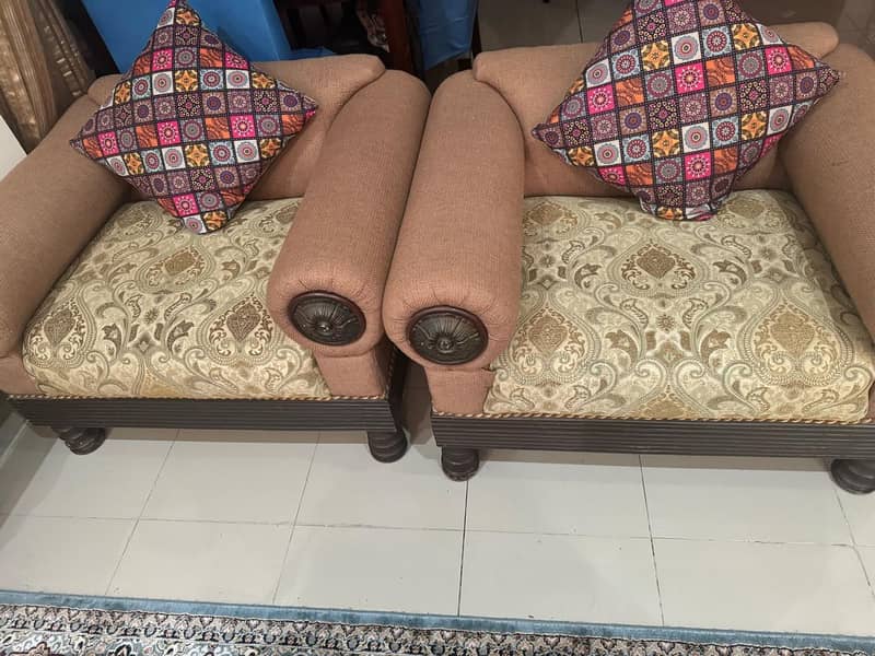 7 seater Sofa set with table set 3