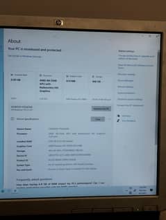 A4, HP desktop & LCD
