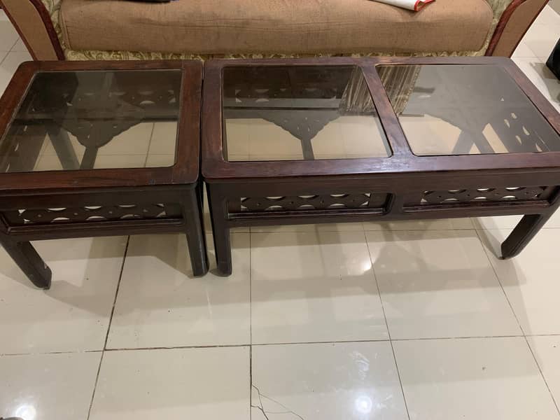 Center table with 2 side tables 1