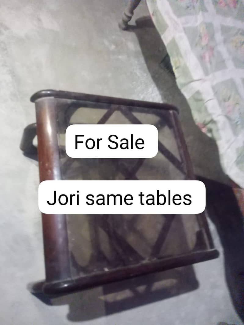 Double Bed For Sale With One Side Table And also three tables 3