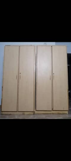 2 door cupboard, spacious,, fully laminated