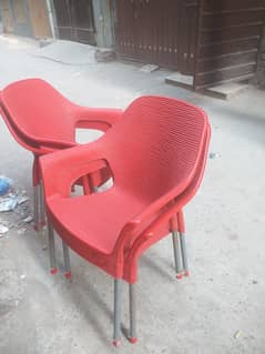 Plastic chairs
