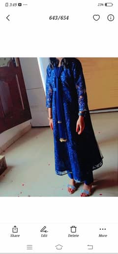Blue maxi