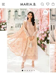 Preloved lawn  Dresses|Partywear Dress|Maria b M print Collection