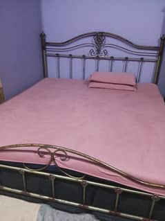 King size bed with dressing table , side table and mirror