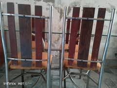 Dining table and chairs