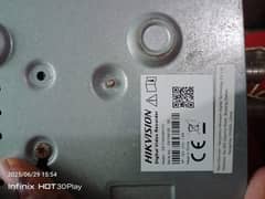 alhua 4 cameras and hikvision 1 DVR includ hard disk for sale