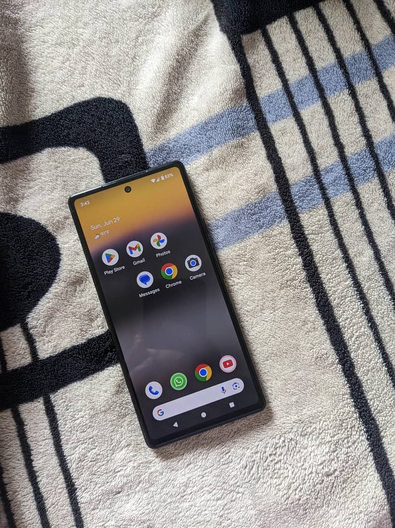 Google pixel 6A. Same as new . scratch less mobile . condition 10/10 0