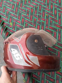 Helmet red color