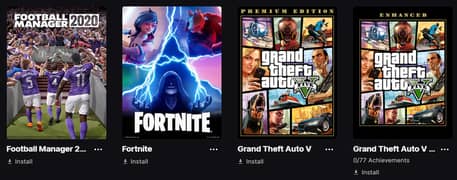 GTA V Enhanced + Premium Edition with 34 others PC Games