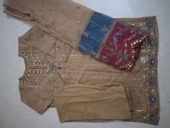 Ready to wear 3piece dress (Organza)