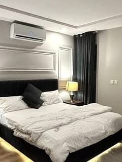 daily basis weekly basis two bad fully furnished luxury apertment available for rent gulbreg greens islamabad