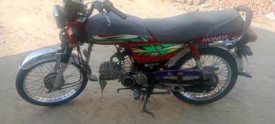 Honda CD 70cc red color for sale