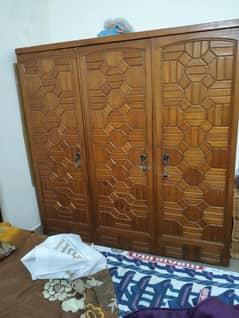 Wooden wardrobe