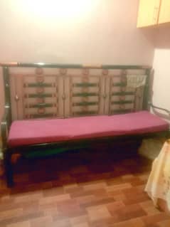 3 seater iron setty