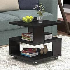 Rectangle Hallow Style Bedside Storage Table | With Metal Legs